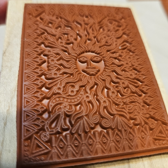 Sun Collage by Paper Parachute - celestial celebration rubber stamp - Picture 6 of 6